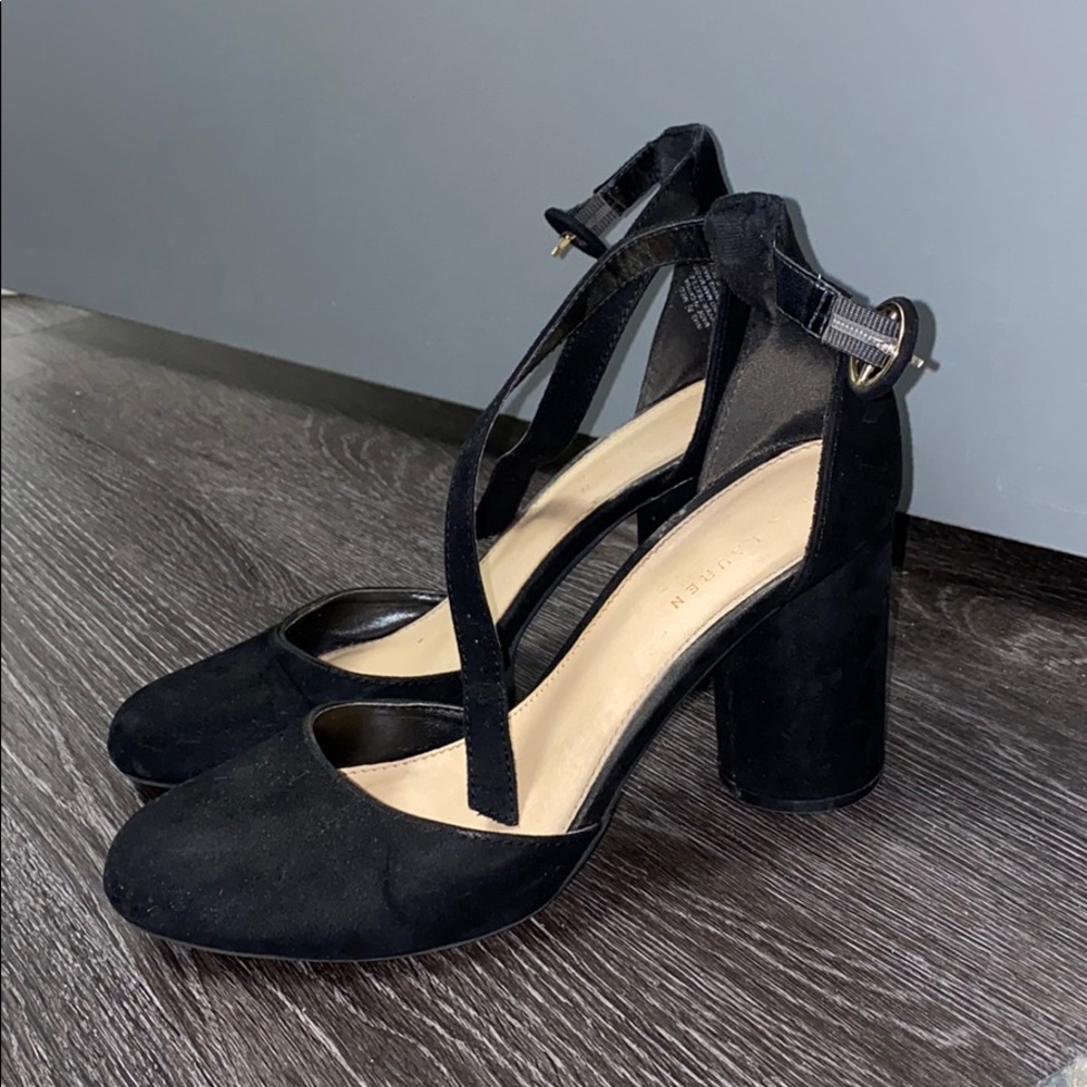 Black work professional heels